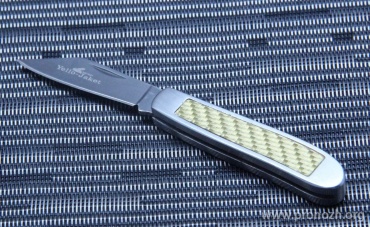 Складной нож  Camillus Yello-Jaket Peanut, Steel Handle with Carbon Fiber Accents