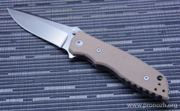    Fantoni  HB01 Large, Stonewash Blade, Crucible CPM S30V Steel, Desert G-10 Handle