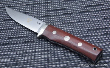   Fallkniven TK1 Tre Kronor (3G - Steel, Satin Blade, Cocobolo Wood Handles,  Leather Sheath)    