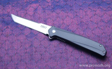   CRKT Helical Flipper, Satin finish Blade