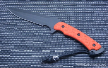   Spartan Blades Ares (DLC Coating Blade, Orange Micarta Handle, Black Nylon Sheath)