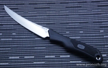 Фиксированный нож Buck ErgoHunter Boning, Satin Finish Sandvik 12С27 Steel, Black Alcryn Rubber Handle