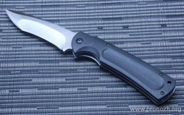 Складной нож Hikari Knives, Higo Folder, Black G-10 Handles, Satin Finish D2 Tool Steel