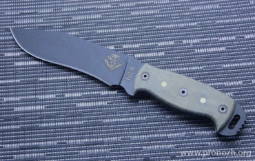Фиксированный нож Ontario NS-6, Black Micarta Handle, Fluorescent Drops