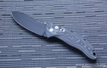   Hogue EX-04 4" Upswept Manual, Black Blade, Black / Gray / Lava G-Mascus  G10 Handle