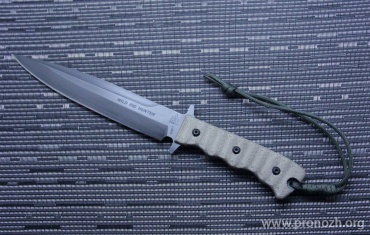   TOPS Wild Pig Hunter, DLC Coating Blade, Micarta Handle
