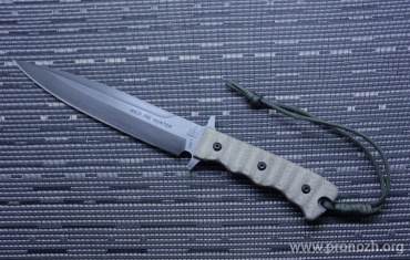   TOPS Wild Pig Hunter, DLC Coating Blade, Micarta Handle