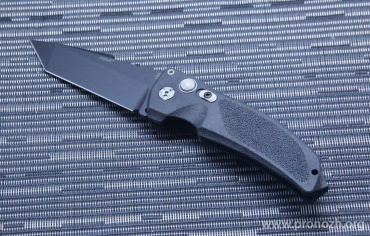    Hogue EX-03 3.5"  Tanto Auto, Black Blade, Matte Black Handle