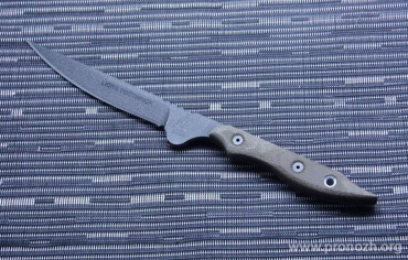   TOPS Lions Toothpick, Stonewash Blade, Micarta Handle