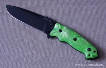   Hogue EX-F01 5" Drop Point, Black Blade, Zombie-X Handle