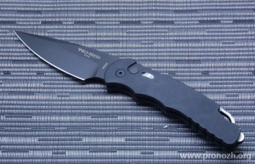 Складной автоматический нож Pro-Tech Tactical Response 4, D2 Tool Steel, DLC coated Blade, Black Handle