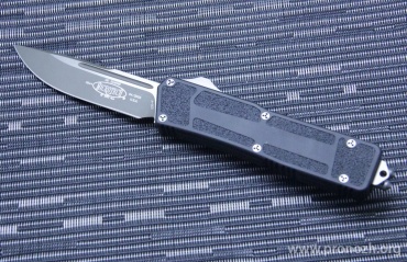 Автоматический складной нож фронтального выброса Microtech Scarab Quick Deployment Black, S30-V Steel