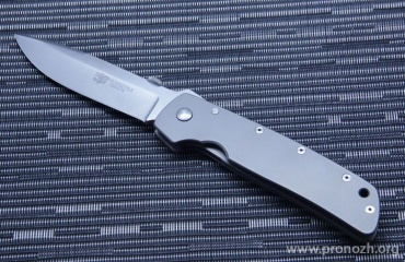   Bob Terzuola  "ATCF( Advanced Technology Combat Folder)", 154 CM Steel, Titanium Handle, Liner Lock