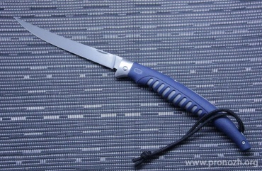 Складной филейный нож Buck  Silver Creek Fillet  Folder Knife, Titanium Coated Blade, Japanese 420J2 Steel, Blue GRN Handle