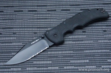 Складной нож Cold Steel Recon 1 Clip Point, Teflon Coated  Aus 8A Steel, Black G-10 Handle, Half Serrated