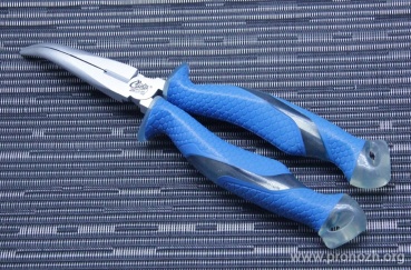   Cuda 8.5" Titanium Bonded Bent Needle Nose Pliers