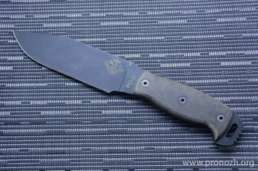   Ontario RD-6, Black Canvas Micarta Handle