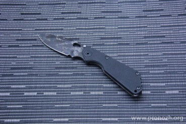   STRIDER KNIVES  SNG, Crucible CPM S30V Steel,  Digi Camo  Blade,  Black G-10 / Flame Anodized Titanium Handle