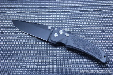   Hogue EX-03 4"  Drop Point Manual, Black Blade, Black Handle