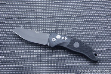 Складной автоматический нож Hogue EX-A04 3.5"  Sig Sauer Tactical Wharncliffe Auto, Grey Cerakote Blade, Black  G10 Handle