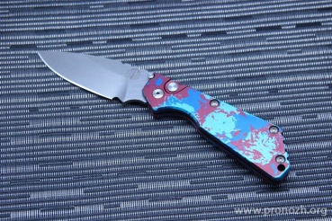    Pro-Tech Pro-Strider SnG Auto, Stonewash Blade, Aluminum Handle with P. Kellett's "Splash" Anodizing Handle