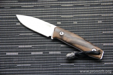   Lion Steel M-1, Satin Finish Blade, Santos wood Handle