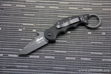   Fox Dart Karambit Tanto, Black G-10 Handle