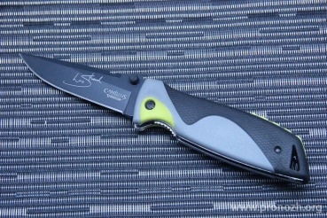   Camillus Les Stroud S.K. Desert  Folder, FRN with Rubber Overmolds Handles