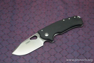   CRKT Batum, Satin Finish Blade, Stainless Steel & G10 Handle