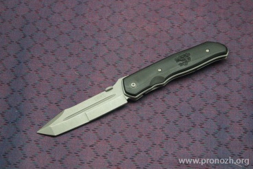   CRKT BT-70, Stonewashed Tanto Blade, Black G10 Handle