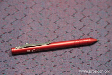   Ruger Knives BOLT-ACTION PENCIL Red