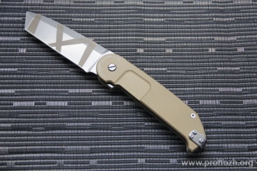   EXTREMA RATIO BF2 Tanto Stonewash, Desert Warfare - Laser Engraving, Razor Friction Opening System