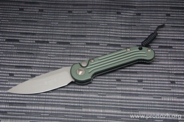    Microtech Large UDT (Underwater Demolition Team), OD Green Milled Aluminum Handles, Bronze Blade