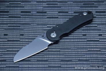   Fantoni Nilte Quiete, Mirror Polish Blade,  Black G-10 Handle