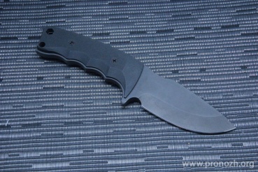   Medford Knife & Tool  NAV-H, Matte Black Oxide Blade, D2 Tool Steel, Black G-10 Handle, Black Kydex Sheath