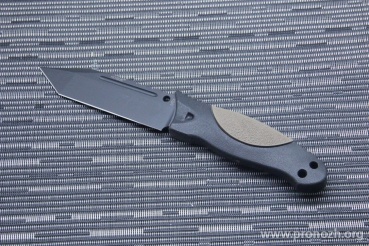   Hogue EX-F02 Tanto, Black Blade, OD Green  Handle