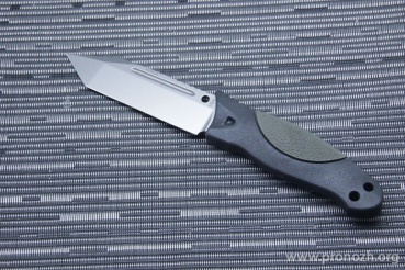   Hogue EX-F02 Tanto, Stone-Tumbled Blade, OD Green  Handle