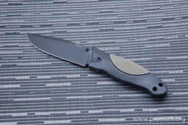   Hogue EX-F02 Clip Point, Black Blade, Flat Dark Earth Handle