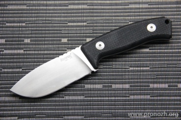   Lion Steel M-2, Satin Finish Blade, Black G-10 Handle