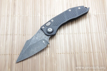    Microtech Stitch Auto Knife Black (Acid Wash), Prototype