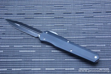      Microtech Cypher D/E Black Aluminium Handle,  Black Blade
