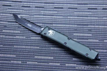      Microtech Ultratech  T/E, Black Standard, OD Green Handle