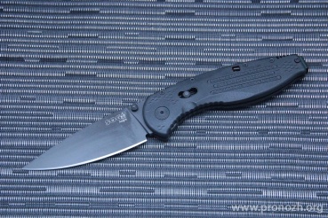 Складной нож SOG Aegis, Black TiNi Blade, Aus-8 Steel, Black GRN Handle