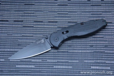   SOG Aegis, Black TiNi Blade, Aus-8 Steel, Black GRN Handle