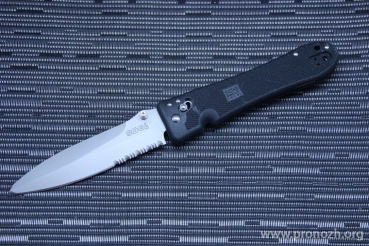   SOG Pentagon Elite II, Beadblasted Blade,  VG-10 Steel, Black GRN Handle