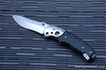   SOG Pendulum, Satin Finish Blade,  VG-10 Steel, Black GRN Handle