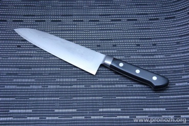    Maruyoshi Gyuto, VG-10 Core Forged with Nickel Damascus, Pakka Wood Handle