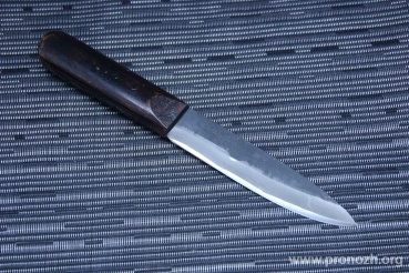   Maruyoshi Makiri-Shoto by Saji Takeshi, Shirogami San-Mai, Black Urushi Lacqueared Oak Wood