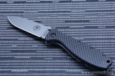   ESEE  Zancudo, Satin Finish Blade, D2 Tool Steel, Carbon Fiber Handle