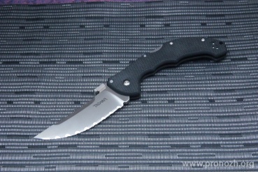   Cold Steel Talwar 4, Satin Finish  Aus-8 A  Steel, Black G-10 Handle, Serrated Edge